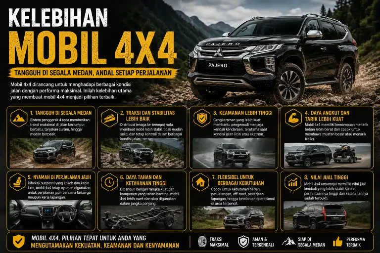 kelebihan mobil 4x4