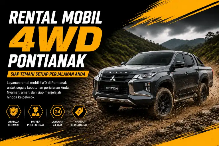 rental mobil 4WD Pontianak