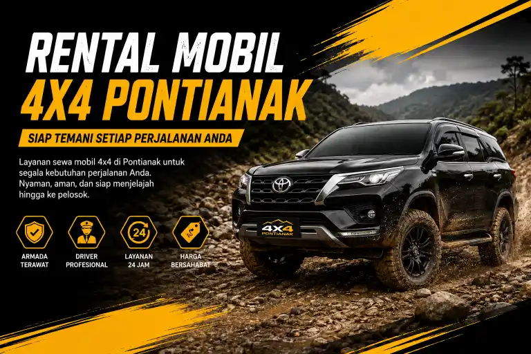 rental mobil 4x4 Pontianak