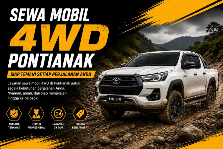 sewa mobil 4WD Pontianak