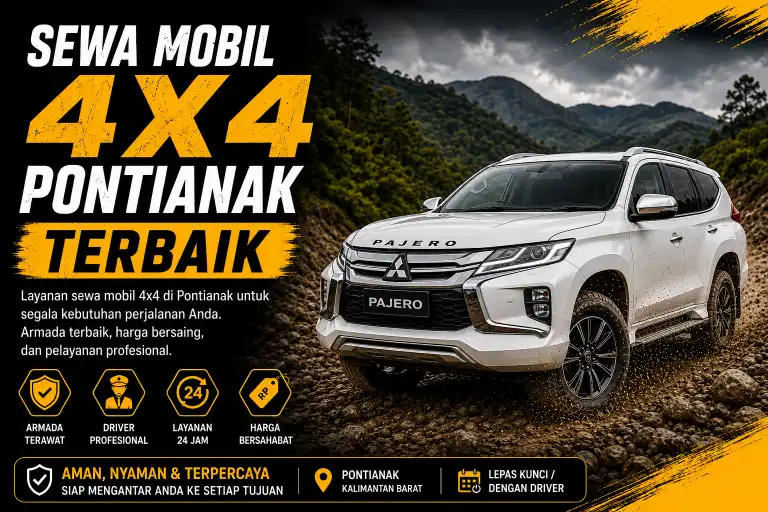 sewa mobil 4x4 Pontianak terbaik