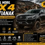 rental mobil 4x4 Pontianak untuk kebutuhan pertambangan