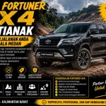 sewa Fortuner 4x4 Pontianak